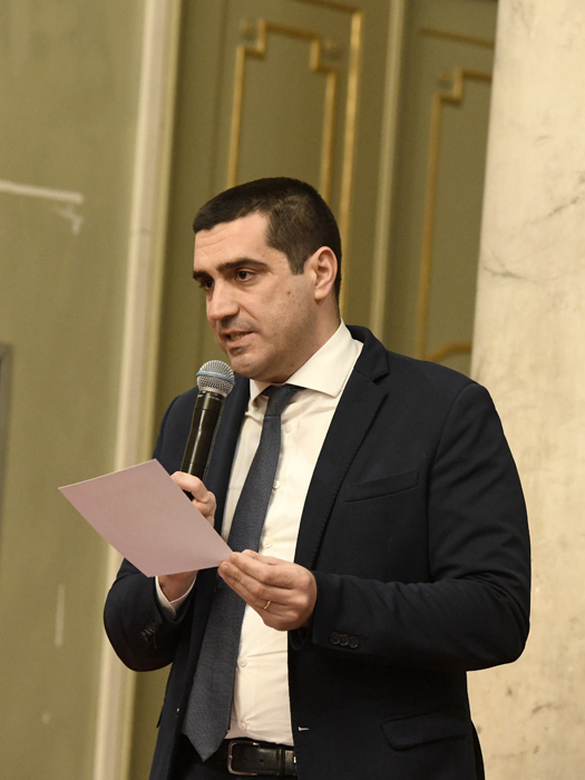 Foto Nicoloro G.   06/02/2023   Ravenna   Convegno sul tema ' Presenza e attualita' di Ugo La Malfa '. nella foto il sindaco di Ravenna Michele de Pascale.