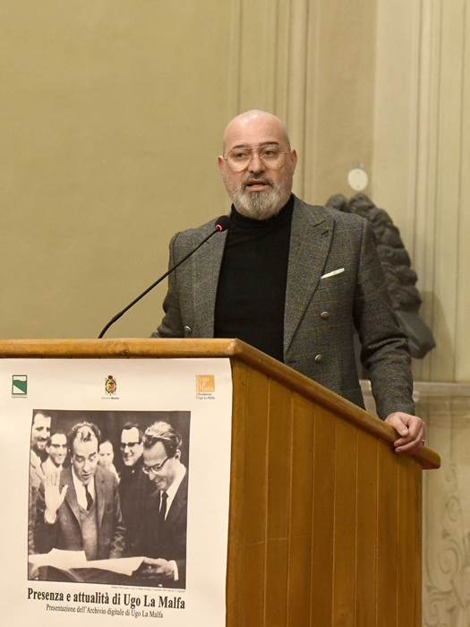 Foto Nicoloro G.   06/02/2023   Ravenna   Convegno sul tema ' Presenza e attualita' di Ugo La Malfa '. nella foto il governatore dell' Emilia-Romagna Stefano Bonaccini.