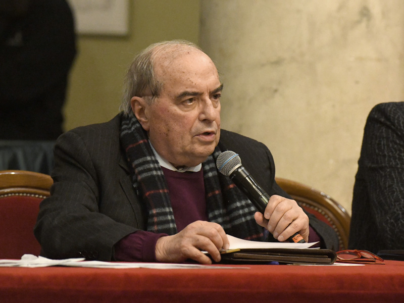 Foto Nicoloro G.   06/02/2023   Ravenna   Convegno sul tema ' Presenza e attualita' di Ugo La Malfa '. nella foto il professore Angelo Varni.