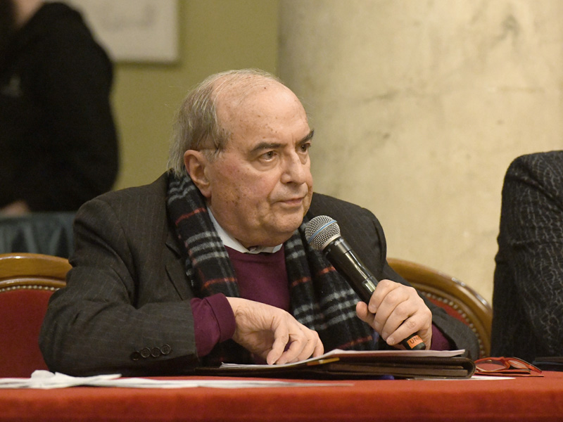 Foto Nicoloro G.   06/02/2023   Ravenna   Convegno sul tema ' Presenza e attualita' di Ugo La Malfa '. nella foto il professore Angelo Varni.