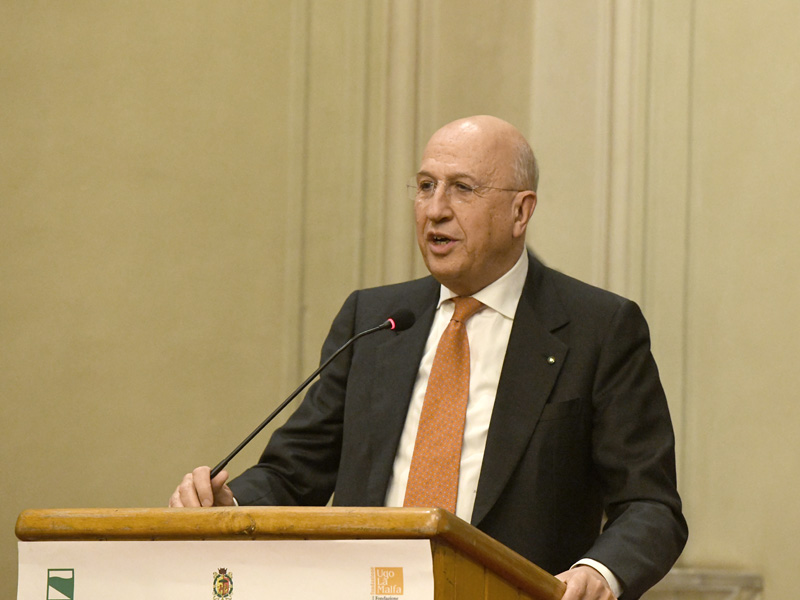 Foto Nicoloro G.   06/02/2023   Ravenna   Convegno sul tema ' Presenza e attualita' di Ugo La Malfa '. nella foto il presidente dell' ABI Antonio Patuelli.