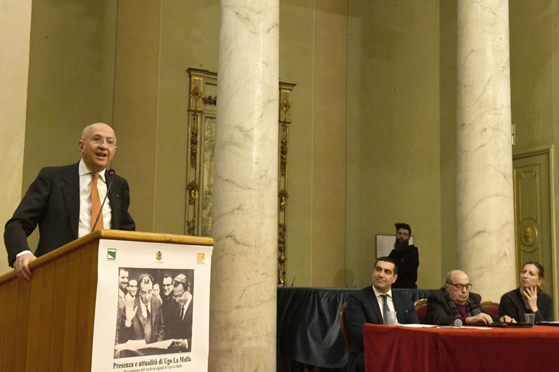 Foto Nicoloro G.   06/02/2023   Ravenna   Convegno sul tema ' Presenza e attualita' di Ugo La Malfa '. nella foto il presidente dell' ABI Antonio Patuelli.