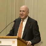 Foto Nicoloro G.   06/02/2023   Ravenna   Convegno sul tema ' Presenza e attualita' di Ugo La Malfa '. nella foto il presidente dell' ABI Antonio Patuelli.