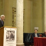 Foto Nicoloro G.   06/02/2023   Ravenna   Convegno sul tema ' Presenza e attualita' di Ugo La Malfa '. nella foto l' ex ministro Giorgio La Malfa.