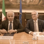 Foto Nicoloro G.   03/07/2024   Ravenna   Convegno sulle autonomie locali dal titolo '' Sviluppi e prospettive delle autonomie locali ''. nella foto a sinistra il ministro Matteo Piantedosi e il prefetto Castrese De Rosa.