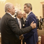 Foto Nicoloro G.   03/07/2024   Ravenna   Convegno sulle autonomie locali dal titolo '' Sviluppi e prospettive delle autonomie locali ''. nella foto il ministro Matteo Piantedosi con il senatore di FdI Marco Lisei.