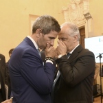 Foto Nicoloro G.   03/07/2024   Ravenna   Convegno sulle autonomie locali dal titolo '' Sviluppi e prospettive delle autonomie locali ''. nella foto il ministro Matteo Piantedosi con il senatore di FdI Marco Lisei.