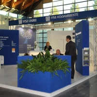 Foto Nicoloro G. 07/11/2012 Rimini Sedicesima edizione di Ecomondo, Stati Generali della Green Economy, ovvero Fiera Internazionale del recupero di Materia ed Energia e dello Sviluppo Sostenibile. nella foto Lo stand FISE UNIRE