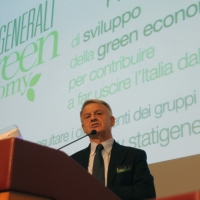 Foto Nicoloro G. 07/11/2012 Rimini Sedicesima edizione di Ecomondo, Stati Generali della Green Economy, ovvero Fiera Internazionale del recupero di Materia ed Energia e dello Sviluppo Sostenibile. nella foto Corrado Clini
