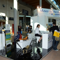 Foto Nicoloro G.  06/11/2013  Rimini    17Â° edizione di " Ecomondo ", Fiera Internazionale del Recupero di Materia ed Energia e dello Sviluppo Sostenibile. nella foto lo stand del Museo del Riciclo.