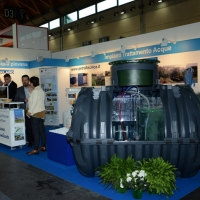 Foto Nicoloro G.   05/11/2014   Rimini    Diciottesima edizione di " Ecomondo. Fiera Internazionale del Recupero di Materia ed Energia e dello Sviluppo Sostenibile ". nella foto uno stand.