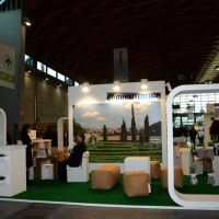 Foto Nicoloro G.   05/11/2014   Rimini    Diciottesima edizione di " Ecomondo. Fiera Internazionale del Recupero di Materia ed Energia e dello Sviluppo Sostenibile ". nella foto uno stand.