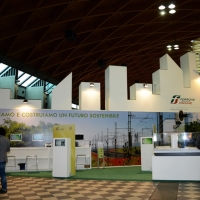 Foto Nicoloro G.   05/11/2014   Rimini    Diciottesima edizione di " Ecomondo. Fiera Internazionale del Recupero di Materia ed Energia e dello Sviluppo Sostenibile ". nella foto uno stand.