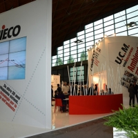 Foto Nicoloro G.   05/11/2014   Rimini    Diciottesima edizione di " Ecomondo. Fiera Internazionale del Recupero di Materia ed Energia e dello Sviluppo Sostenibile ". nella foto uno stand.
