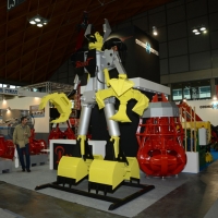 Foto Nicoloro G.   05/11/2014   Rimini    Diciottesima edizione di " Ecomondo. Fiera Internazionale del Recupero di Materia ed Energia e dello Sviluppo Sostenibile ". nella foto uno stand.