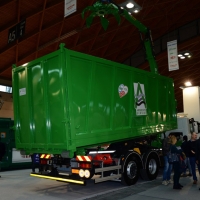 Foto Nicoloro G.   05/11/2014   Rimini    Diciottesima edizione di " Ecomondo. Fiera Internazionale del Recupero di Materia ed Energia e dello Sviluppo Sostenibile ". nella foto uno stand.