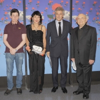 Foto Nicoloro G. 2010/07/17 Milano Al Teatro Dal Verme Undicesima edizione di " La Milanesiana ", che ha per tema " Il paradosso ". Decima serata della rassegna di musica e letteratura. nella foto Richard Price – Elisabetta Sgarbi – Alain Elkann – Aharon Appelfeld