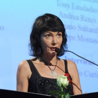 Foto Nicoloro G. 2010/07/19 Milano Al Teatro Dal Verme Undicesima edizione di " La Milanesiana ", che ha per tema " Il paradosso ". Dodicesima serata della rassegna di musica e letteratura. nella foto Elisabetta Sgarbi