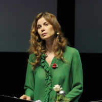 Foto Nicoloro G. 2010/07/15 Milano Al Teatro Dal Verme Undicesima edizione di " La Milanesiana ", che ha per tema " Il paradosso ". Ottava serata della rassegna di musica e letteratura. nella foto Sabrina Colle