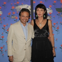 Foto Nicoloro G. 2010/07/12 Milano Al Teatro Dal Verme Undicesima edizione di " La Milanesiana ", che ha per tema " Il paradosso ". Quinta serata della rassegna di musica e letteratura. nella foto Piero Chiambretti – Elisabetta Sgarbi