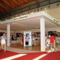 Foto Nicoloro G.  22/08/2010 Rimini, Giornata di apertura della trentunesima edizione del Meeting di Rimini dal titolo " Quella natura che ci spinge a desiderare cose grandi e' il cuore ". nella foto Uno stand