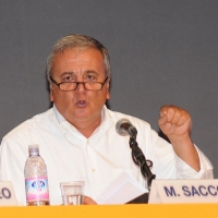 Foto Nicoloro G.  23/08/2010 Rimini, Seconda giornata della trentunesima edizione del Meeting di Rimini dal titolo \" Quella natura che ci spinge a desiderare cose grandi e\' il cuore \". nella foto Maurizio Sacconi