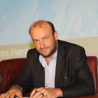Foto Nicoloro G.  23/08/2010 Rimini, Seconda giornata della trentunesima edizione del Meeting di Rimini dal titolo " Quella natura che ci spinge a desiderare cose grandi e' il cuore ". nella foto  Davide Rondoni