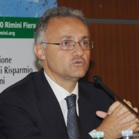 Foto Nicoloro G.  27/08/2010 Rimini, Sesta giornata della trentunesima edizione del Meeting di Rimini dal titolo " Quella natura che ci spinge a desiderare cose grandi e' il cuore ". nella foto Mario Mauro