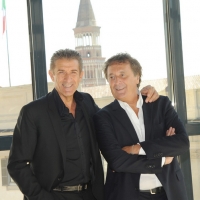 Foto Nicoloro G. 22/09/2011 Milano Presentata la ventiquattresima edizione di " Striscia la notizia ", dal titolo " La voce della contingenza ", che va in onda su Canale 5 dal 26 settembre. nella foto Ezio Greggio – Enzo Iacchetti