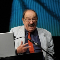 Foto Nicoloro G. 04/07/2011 Milano Nona serata della dodicesima edizione de ” La Milanesiana ” che quest’ anno ha per tema ” Bugie e verita’ “. nella foto Umberto Eco