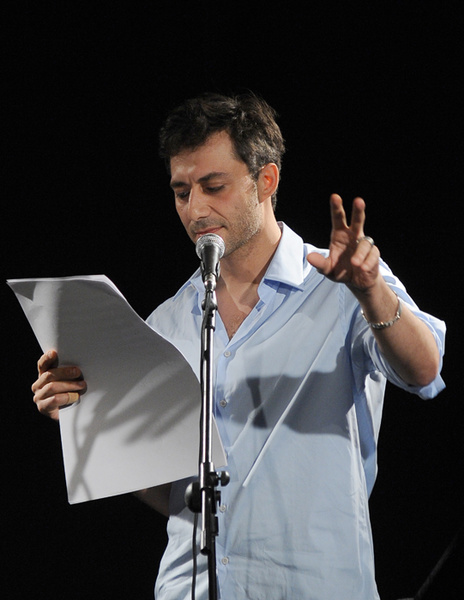 Foto Nicoloro G. 28/06/2011 Milano Terza serata della dodicesima edizione de " La Milanesiana " che quest' anno ha per tema " Bugie e Verita' ". nella foto Filippo Timi