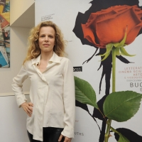 Foto Nicoloro G. 29/06/2011 Milano Quarta serata della dodicesima edizione de " La Milanesiana " che quest' anno ha per tema " Bugie e Verita' ". nella foto Sonia Bergamasco