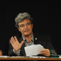 Foto Nicoloro G. 30/06/2011 Milano Quinta serata della dodicesima edizione de ” La Milanesiana ” che quest’ anno ha per tema ” Bugie e Verita’ “. nella foto Mario Martone