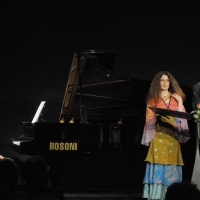 Foto Nicoloro G. 30/06/2011 Milano Quinta serata della dodicesima edizione de ” La Milanesiana ” che quest’ anno ha per tema ” Bugie e Verita’ “. nella foto Antonio Ballista – Pujadevi Elisa Lepore – Giacomo