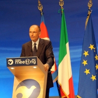 Foto Nicoloro G. 21/08/2011 Rimini Edizione 2011 del Meeting di Rimini che ha per titolo " E l' esistenza diventa una immensa certezza ".  nella foto Enrico Letta