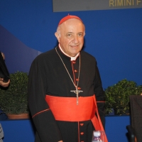 Foto Nicoloro G. 25/08/2011 Rimini Quinta giornata dell' edizione 2011 del Meeting di Rimini che ha per titolo " E l' esistenza diventa una immensa certezza ". nella foto Il Cardinale Dionigi Tettamanzi