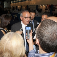 Foto Nicoloro G. 26/08/2011 Rimini Sesta giornata dell' edizione 2011 del Meeting di Rimini che ha per titolo " E l' esistenza diventa una immensa certezza ". nella foto Attilio Befera