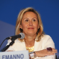 Foto Nicoloro G. 26/08/2011 Rimini Sesta giornata dell' edizione 2011 del Meeting di Rimini che ha per titolo " E l' esistenza diventa una immensa certezza ". nella foto Gabriella Alemanno