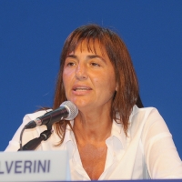 Foto Nicoloro G. 26/08/2011 Rimini Sesta giornata dell' edizione 2011 del Meeting di Rimini che ha per titolo " E l' esistenza diventa una immensa certezza ". nella foto Renata Polverini