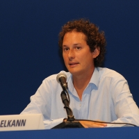 Foto Nicoloro G. 24/08/2011 Rimini Quarta giornata dell' edizione 2011 del Meeting di Rimini che ha per titolo " E l' esistenza diventa una immensa certezza ". nella foto John Elkann