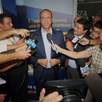 Foto Nicoloro G. 24/08/2011 Rimini Quarta giornata dell' edizione 2011 del Meeting di Rimini che ha per titolo " E l' esistenza diventa una immensa certezza ". nella foto Angelino Alfano