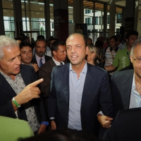 Foto Nicoloro G. 24/08/2011 Rimini Quarta giornata dell' edizione 2011 del Meeting di Rimini che ha per titolo " E l' esistenza diventa una immensa certezza ". nella foto Angelino Alfano