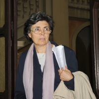 Foto Nicoloro G. 07/10/2011 Bologna Undicesima edizione della manifestazione ” Ad alta voce. Voci che leggono citta’ che ascoltano ” che quest’ anno si unisce alle celebrazioni per i 150 anni dell’ Unita’ d’Italia e quindi raccontera’ il nostro Paese con i suoi sentimenti e ricordi e speranze per il futuro. Dopo Venezia la manifestazione approda a Bologna e apre per un prologo le porte del palazzo Caprara Montpensier, sede della Prefettura. nella foto Flavia Franzoni Prodi