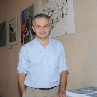 Foto Nicoloro G. 30/09/2011 Ferrara Giornata inaugurale della quinta edizione di ” Internazionale “, il festival di giornalismo organizzato dal settimanale ” Internazionale “. Un fine settimana di incontri, dibattiti, documentari, con ospiti da tutto il mondo. nella foto Luca Sofri