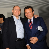 Foto Nicoloro G. 02/07/2012 Milano Serata di prologo alla tredicesima edizione de ” La Milanesiana ” che quest’ anno ha per titolo ” L’ imperfezione “. La manifestazione di letteratura, musica, cinema, scienza, arte, filosofia e teatro e’ ideata e diretta da Elisabetta Sgarbi. nella foto Carlo Verdone – Piero Chiambretti