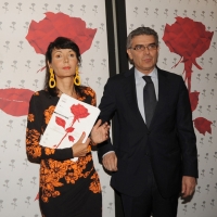 Foto Nicoloro G. 02/07/2012 Milano Serata di prologo alla tredicesima edizione de ” La Milanesiana ” che quest’ anno ha per titolo ” L’ imperfezione “. La manifestazione di letteratura, musica, cinema, scienza, arte, filosofia e teatro e’ ideata e diretta da Elisabetta Sgarbi. nella foto Elisabetta Sgarbi – Novo Umberto Maerna