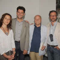 Foto Nicoloro G. 10/07/2012 Milano Continua lo svolgimento de ” La Milanesiana ” che, sempre sul tema dell’ imperfezione, si apre a un viaggio in Italia e tocca stamattina la citta’ di Napoli attraverso gli interventi di alcuni suoi figli illustri e personaggi che la conoscono. La manifestazione e’ ideata e diretta da Elisabetta Sgarbi. nella foto Valeria Parrella – Enrico Ianniello – Raffaele La Capria – Diego De Silva