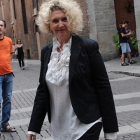 Foto Nicoloro G. 01-02-03/06/2012 Cremona Edizione 2012, la terza, del Festival ” Le Corde dell’ Anima “, una tre giorni caratterizzata da un intreccio di letteratura e musica tra incontri, concerti, laboratori, letture e spettacoli. Protagonisti sono scrittori, musicisti, giornalisti e poeti. nella foto Rossana Casale