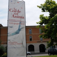 Foto Nicoloro G. 01-02-03/06/2012 Cremona Edizione 2012, la terza, del Festival ” Le Corde dell’ Anima “, una tre giorni caratterizzata da un intreccio di letteratura e musica tra incontri, concerti, laboratori, letture e spettacoli. Protagonisti sono scrittori, musicisti, giornalisti e poeti. nella foto Il manifesto dell'evento