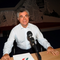 Foto Nicoloro G. 20/08/2012 Rimini Trentatreesima edizione del Meeting di Rimini, organizzato da Comunione e Liberazione, dal titolo ” La natura dell’ uomo e’ rapporto con l’ infinito “. nella foto Mauro Moretti